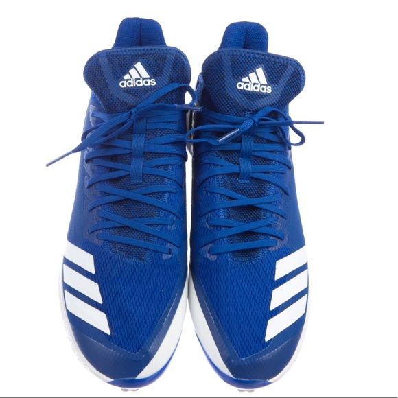 adidas Other - ADIDAS Blue Icon Bounce Baseball Cleats 11 1/2